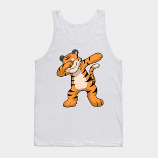 Tiger at Hip Hop Dance Dab Tank Top